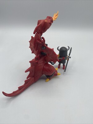 Playmobil 3327 Red Dragon and Knight Set- 100% complete | eBay