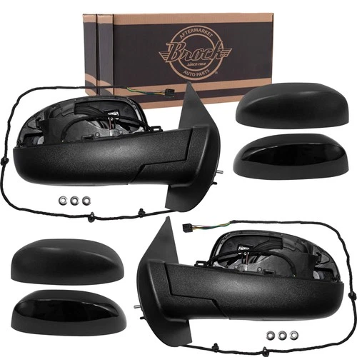 Power Mirror fits 2007-2013 Silverado 1500 Turn Signal Indicator Heated Set