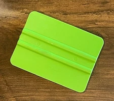 4" Felt Edge Vinyl Wrap Squeegee Tool | Plastic Car Wrap Application Scraper