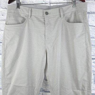 Faherty Men Movement 5-Pocket Pants Fossil Grey Performance (36X27) MBC0102-FOS