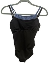 Abt capezio Women s Black Leotard Blue Black Medium. Worn Once. Exc Condition