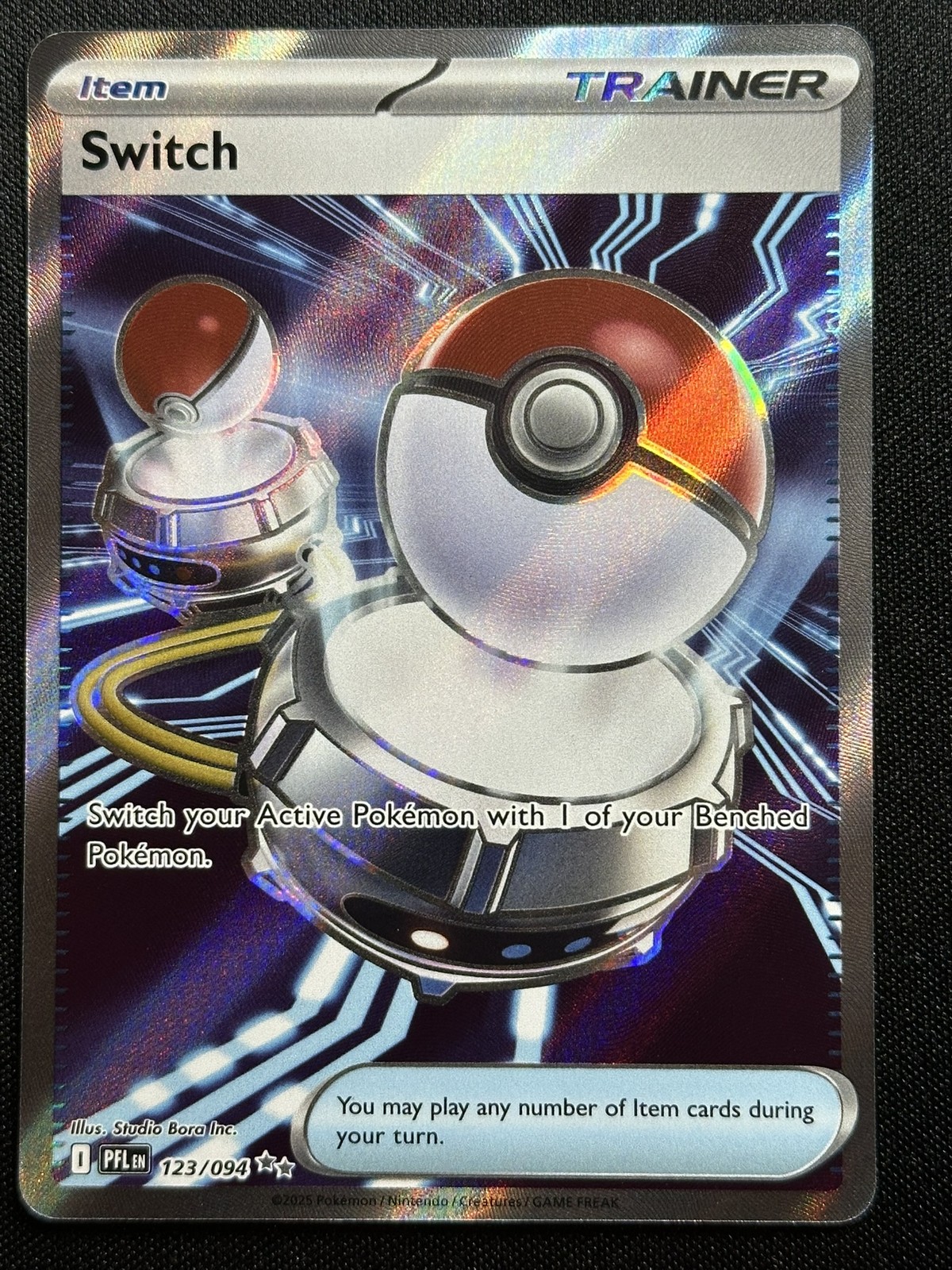 Switch Ultra Rare ME02: Phantasmal Flames 123/094 LP-NM Pokemon Card