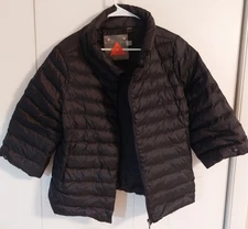 My Anorak Women's Small Black Down-Filled Puffer Jacket