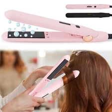Professional Smart Tourmaline Ceramic Flat Iron Hair Straightener Curler Ionic