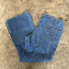 Vintage 70s Levi  s orange tab bellbottoms flaws hippieflair Read  As Is