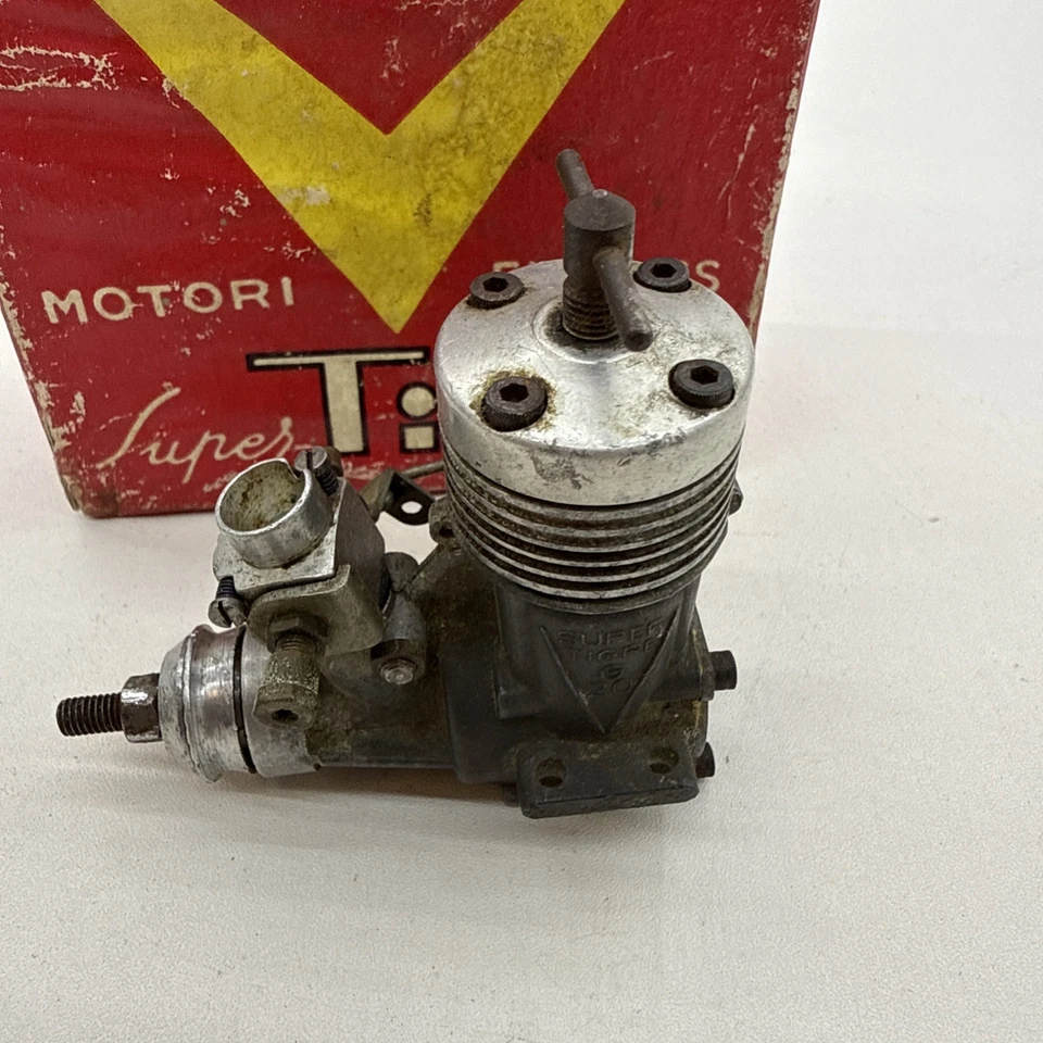Rare Vintage 1960 Super Tigre G20/15 Racing Diesel Model Airplane Engine 2.5 M2 - Image 2 of 4