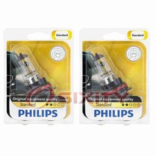 2 pc Philips High Low Beam Headlight Bulbs for Isuzu Amigo I-Mark Rodeo zp