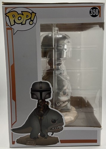 Funko Pop! Deluxe: Star Wars - The Mandalorian on Blurrg #358 (caja dañada) - Imagen 5 de 9