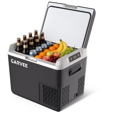 19 Quart Portable Car Refrigerator, 12V/24V DC  100-240V AC Compressor Freezer