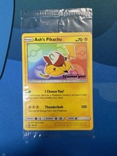 Ash's Pikachu TCG SM108 2017 Promo Card Pokémon 'I Choose You' Sealed