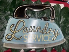   Laundry Service Metal Sign, Wall Deco/Art