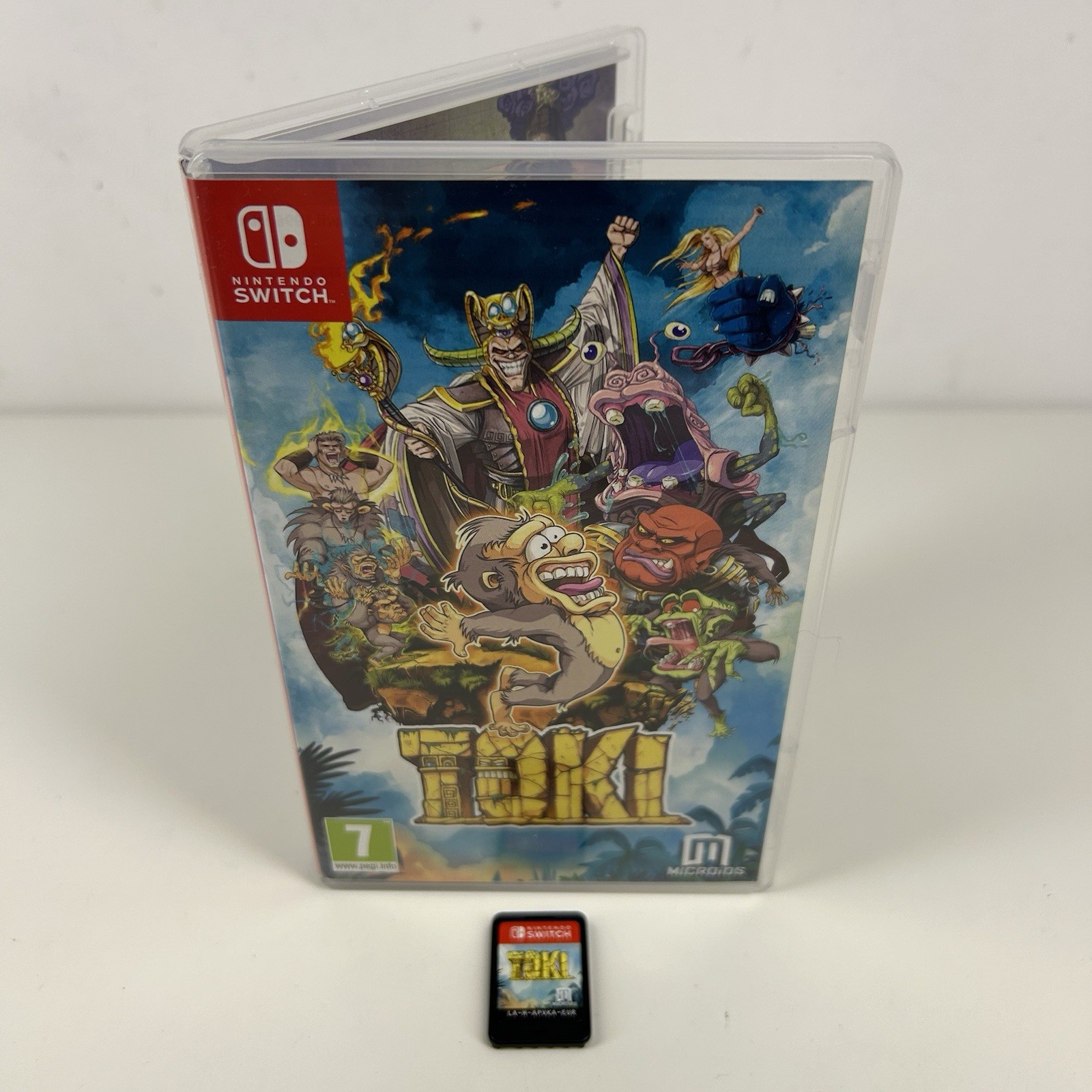 Toki Nintendo Switch Game Physical Cartridge Video Game Monkey Platformer