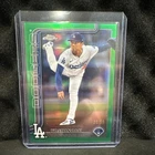 Yoshinobu Yamamoto True Green Refractor 22/99. 2025 Topps Chrome.