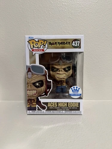 Iron Maiden "Aces High" Eddie Funko Pop! Rocks #437 W / Protector