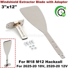 For M18 M12 Hackzall  Windshield Extractor Steel with Auto Glass Blade Adapter
