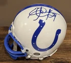 Eric Dickerson Autographed Indianapolis Colts Mini Helmet JSA Certified