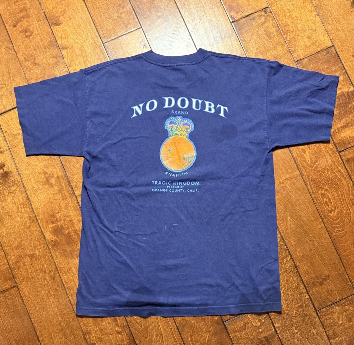 Vintage 90s No Doubt FLY Tragic Kingdom Orange County Cali XL