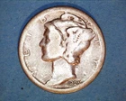 1925-S Mercury Head Silver Dime  **106-6B