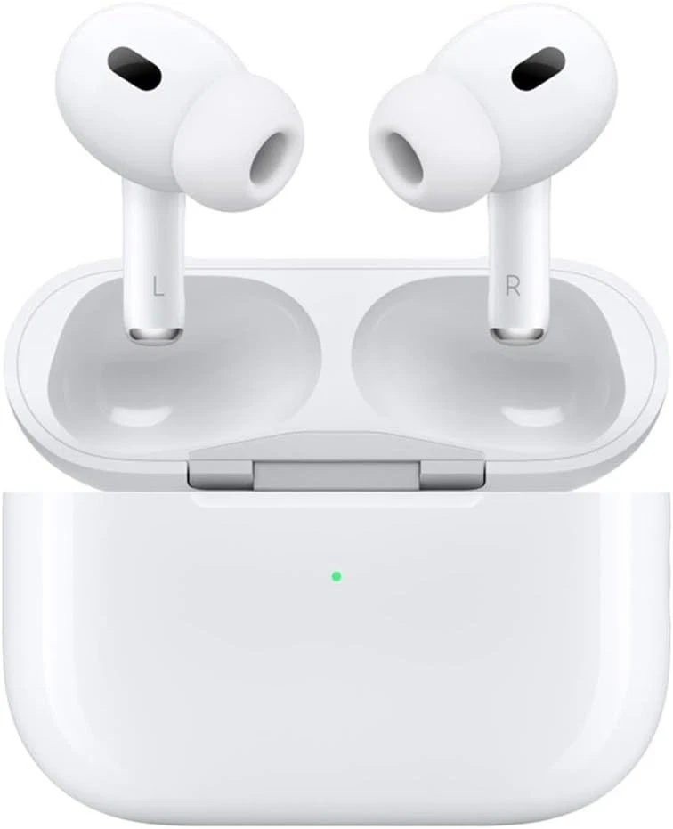 Apple AirPods Pro 2nd Gen USB-C MagSafe Case ANC Wireless Earbuds White - Image 4 of 4