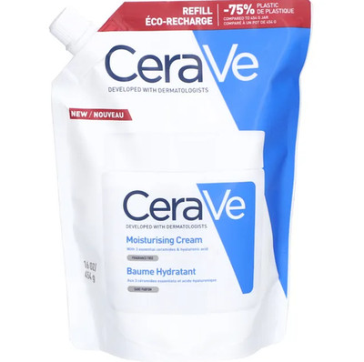 CeraVe Feuchtigkeitscreme Nachfüllpack,  454 g, PZN 19847928
