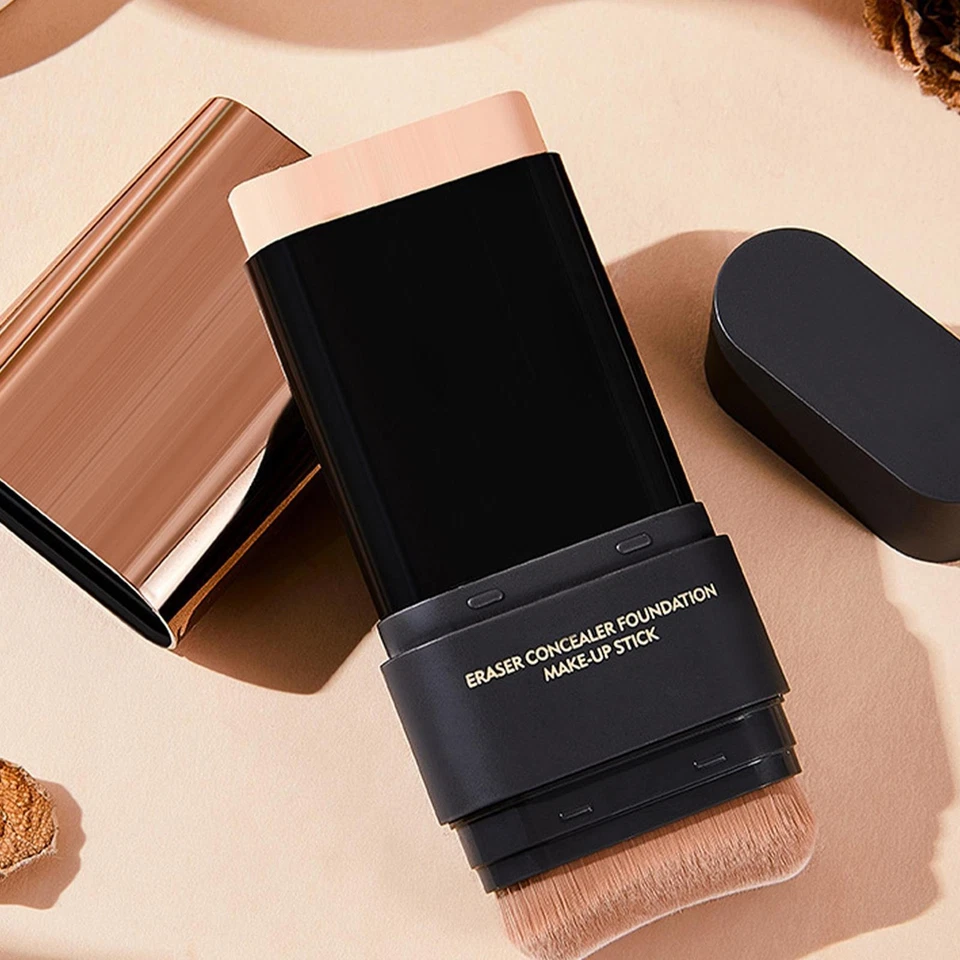 Foundation Stick Matte Foundation Stick Natural Korean Foundation With Brush - Bild 3 von 4