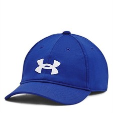 Under Armour Boys Blitzing Cap Adjustable, 400 Royal / / White, OSFM