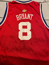 Reebok Kobe Bryant Los Angeles Lakers NBA All-Star Game 2003 Jersey Red 56. XXL