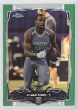 2014 Topps Chrome Green Refractor Ahmad Dixon #136 0l1