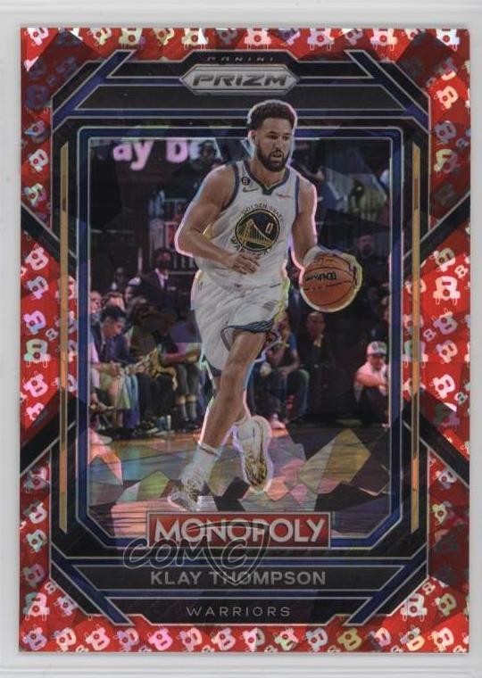 2022-23 Panini Prizm Monopoly Free Parking Prizm Klay Thompson #29 1u6