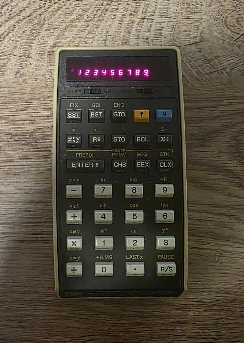 Lot De 3 Calculatrices Vintage HP 25 - Hewlett Packard - Pour Pièces