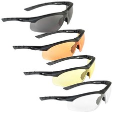 Swiss Eye Lancer Tactical Polycarbonate Anti-Fog Glasses High Impact Resistant