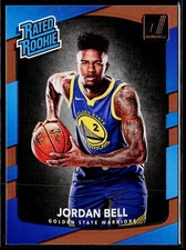 Jordan Bell 2017-18 Donruss #163 Rated Rookie Golden State Warriors RC