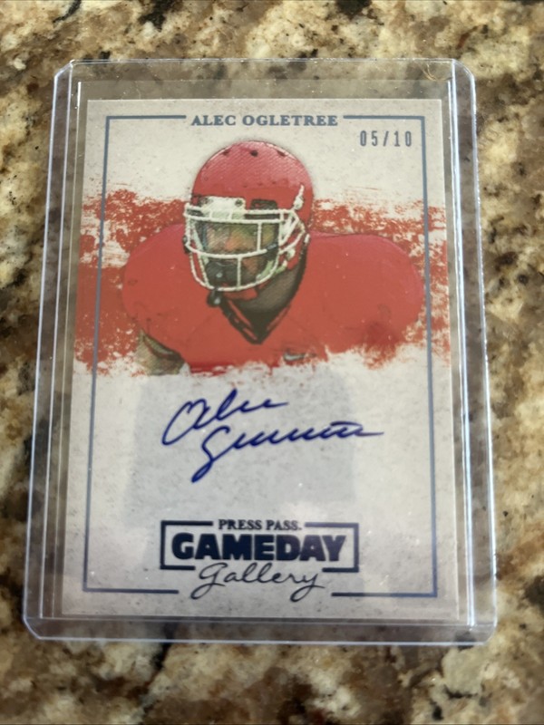 2013 Press Pass Gameday Gallery Silver /10 Alec Ogletree #GG-AO Rookie Auto RC