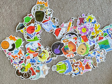 New BFDI Battle for Dream Island Figure Characters Sticker Stickers 110Pcs