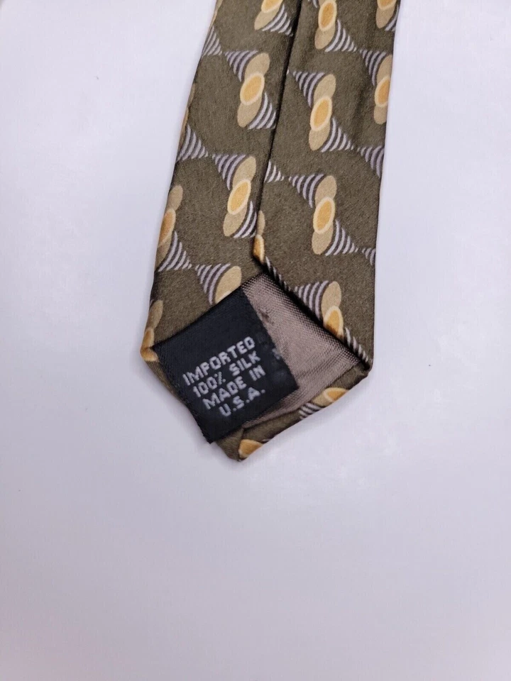 Corbata formal para hombre John Henry 58"Lx4"W corbata verde Foto 4 de 4