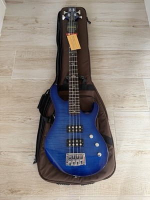 Paul Reed Smith Kingfisher SE Bass Guitar w/ Gig Bag Faded Blue Burst