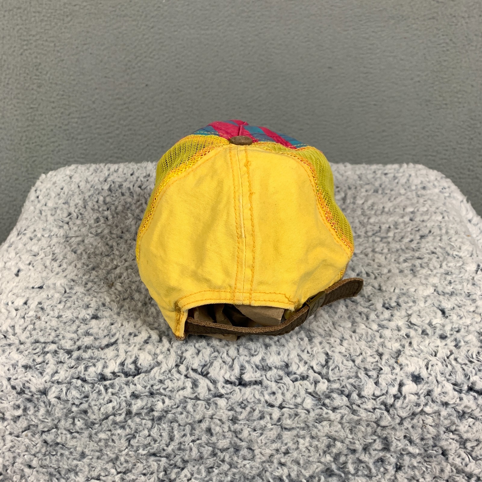 Vintage True Religion Trucker Cap OSFM World Tour Embroidered Mesh Leather Y2k thumbnail 5