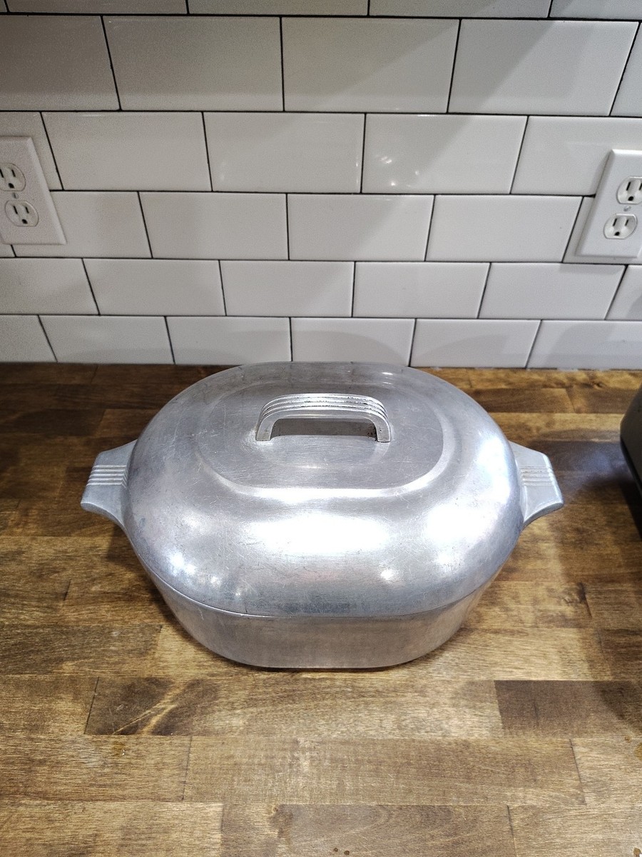 Vintage Magnalite Wagner Ware Sidney O 4265-P Roaster Dutch Oven w