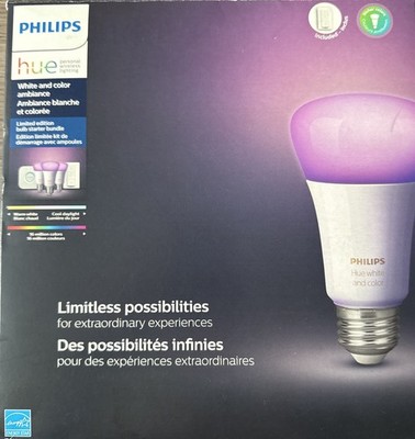 Philips Hue Color 3pk Starter Kit With Lightswitch - 541789