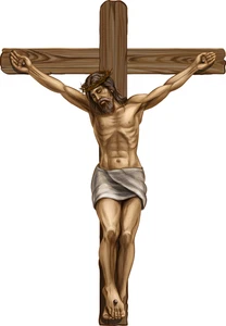 Jesus Christian Lord Christ Church Religion Self Adhesive Vinyl Sticker