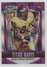 2015 Panini Prizm Collegiate Draft Picks Purple Flash 70/99 Titus Davis #242 1d4