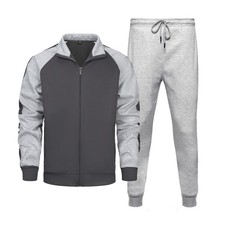 Mens Sweatsuits 2 Piece Sports Tracksuit Jogger Sweat Suits Pants Jogging Outfit