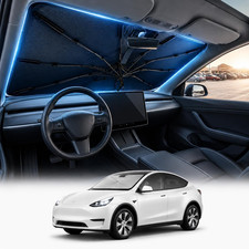  2026 Upgraded  Windshield Sun Shade Umbrella for Tesla Model Y, Model 3 100 