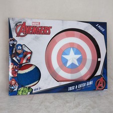 Marvel Avengers Toss and Catch Game 3-Piece Set For Kids Outdoor Fun NEW