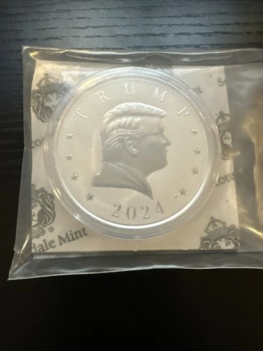 2024 TRUMP 5oz .9999 Fine Silver Round Reverse Proof- Encapsulated