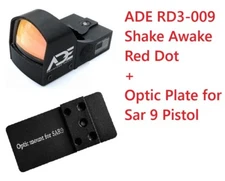 ADE RD3-009 Shake Awake Red Dot+SAR 9 USA SAR9 Gen1/2 pistol Optic Mount Plate