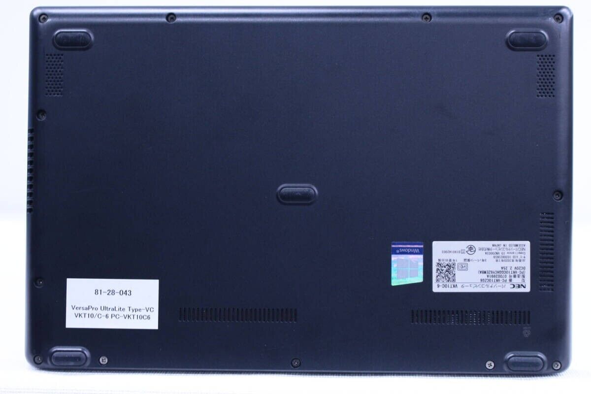 NEC VersaPro UltraLite Type-VC VKT10/C-6 i5-10210Y RAM8G NEC VersaPro UltraLite Type-VC VKT10/C-6 i5-10210Y RAM8G
