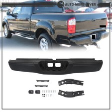 Fit For Toyota Tundra 2000-2006 Rear Steel Black Steps Bumper Complete Assembly