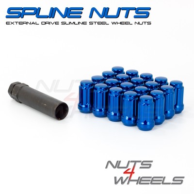 20 x Neo Chrome Tuner Wheel Nuts M12x1.5 Fits Mazda Bongo