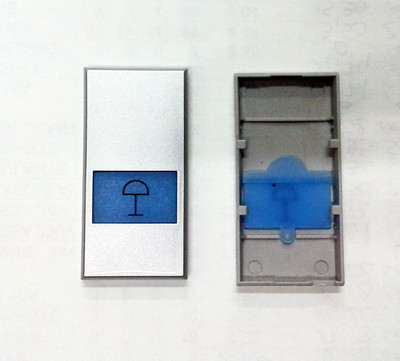 ANTRACITE BTICINO AXOLUTE HS4921LA TASTO SERIGRAFATO LAMPADA ILLUMINABILE 1 MOD